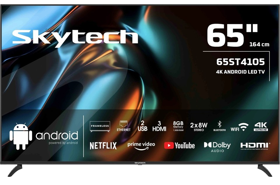 Skytech 65ST4105 4K Whaloos Android LED Tv 65 Ekran