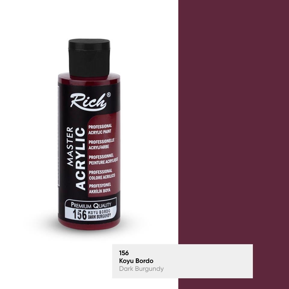 AKRİLİK BOYA 156 KOYU BORDO