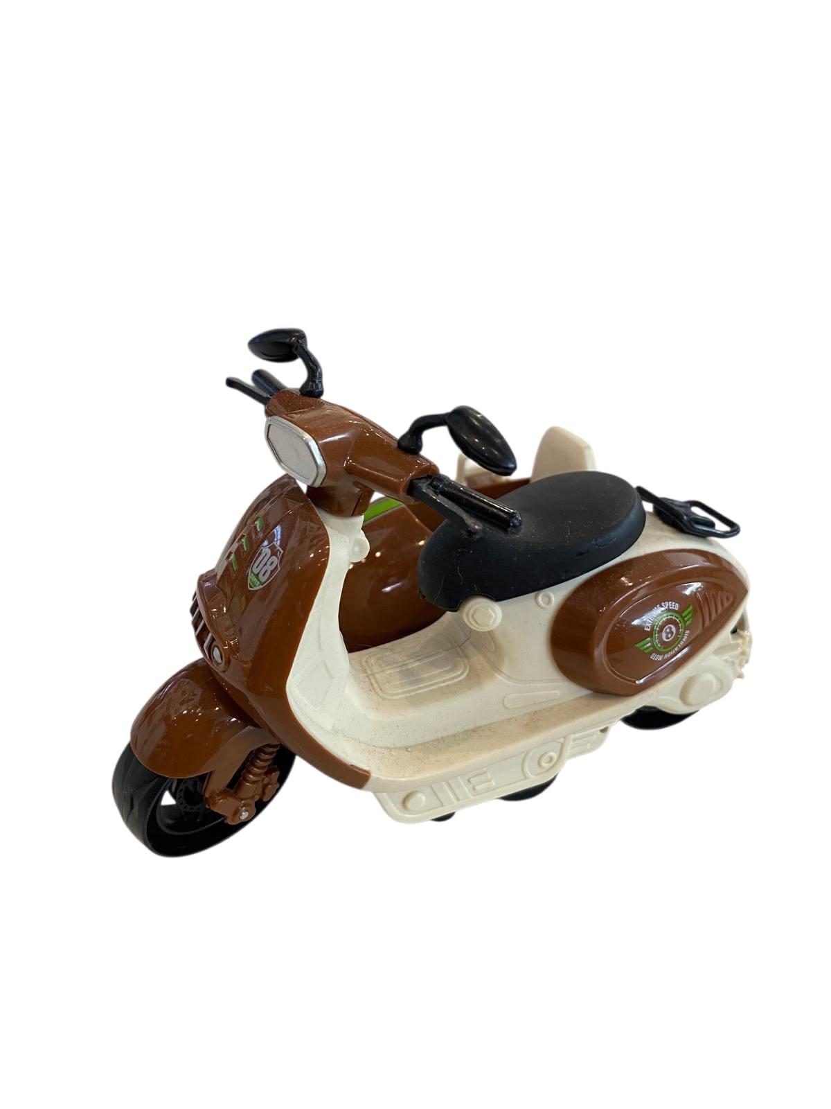dekoratif sepetli motosiklet modeli