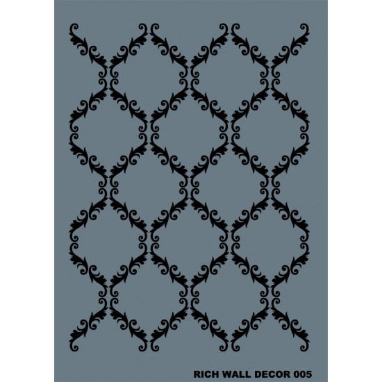 RİCH DUVAR STENCİLİ WALL DECOR 005