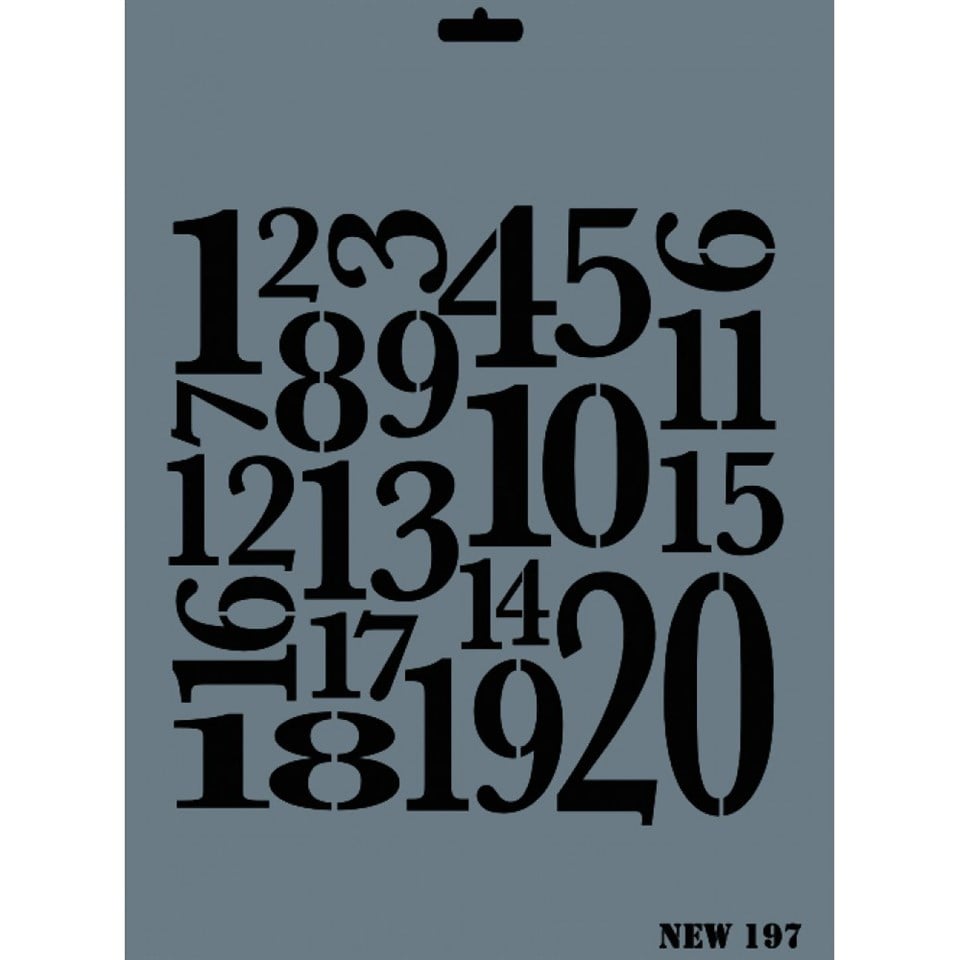 STENCİL NEW SERİ XL 197