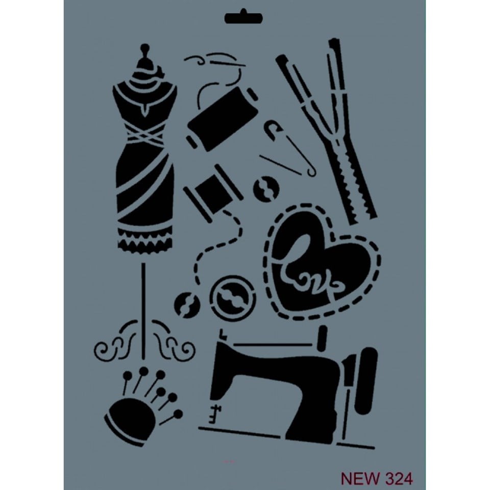 STENCİL NEW SERİ XL 324