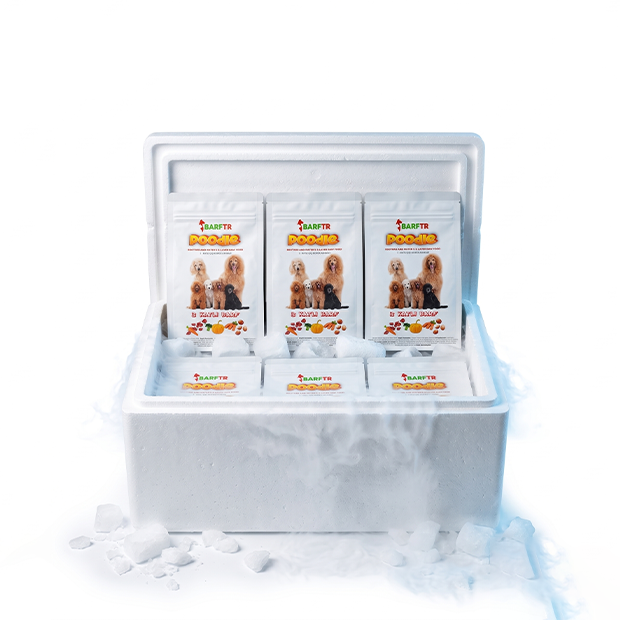 3 Katlı Barf Köpek Maması 3 Kg 1000 gr Tekli Ambalajlarda