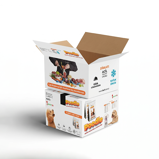 3 Katlı Barf Köpek Maması 6 Kg 1000 gr Tekli Ambalajlarda