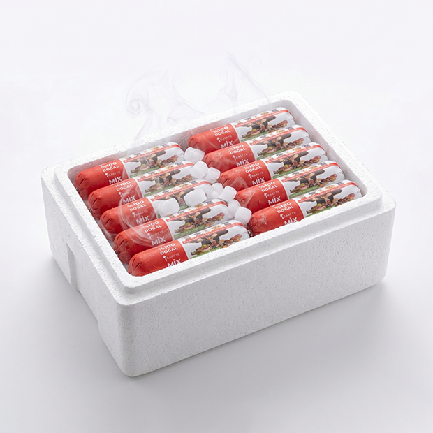 Mix Barf 10 kg 500 GR Salam Paket Tekli Ambalajlarda Köpek Maması