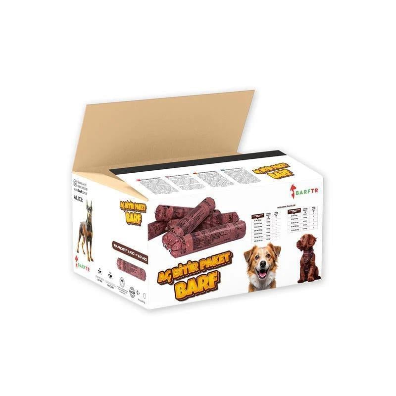 Mix Barf 10 kg Aç Bitir Paket Köpek Maması