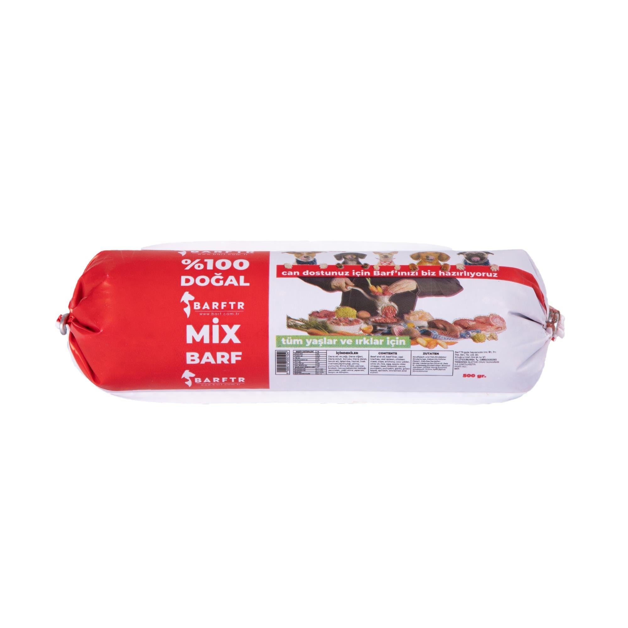 Mix Barf 6 kg Salam Paket Köpek Maması