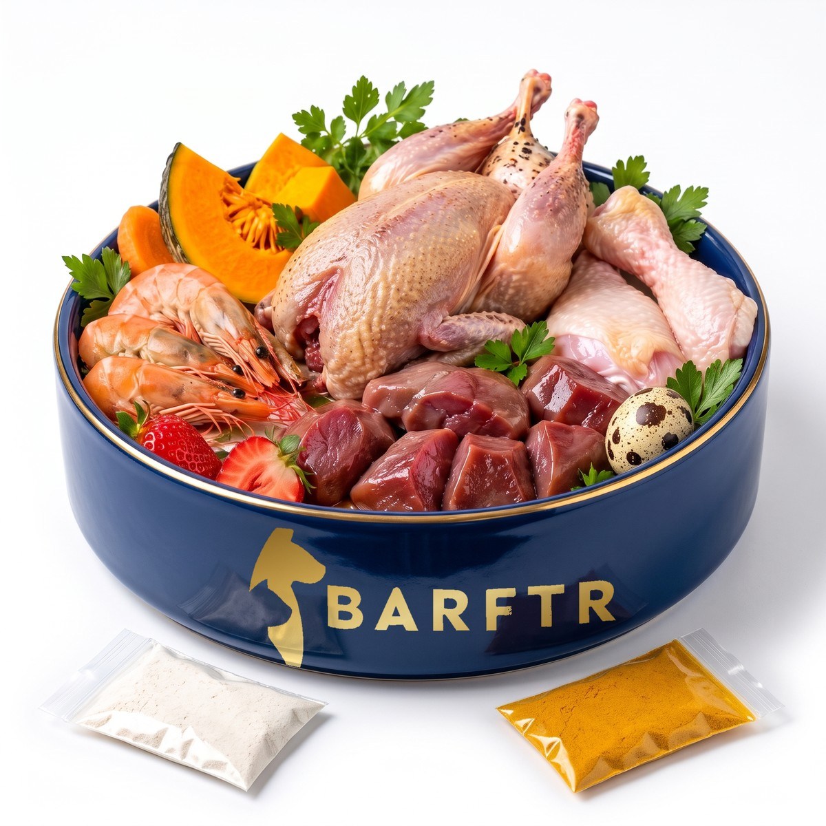 QUAIL PRIME – BILDIRCIN, KARIDES VE TAVUK BUT BARF 