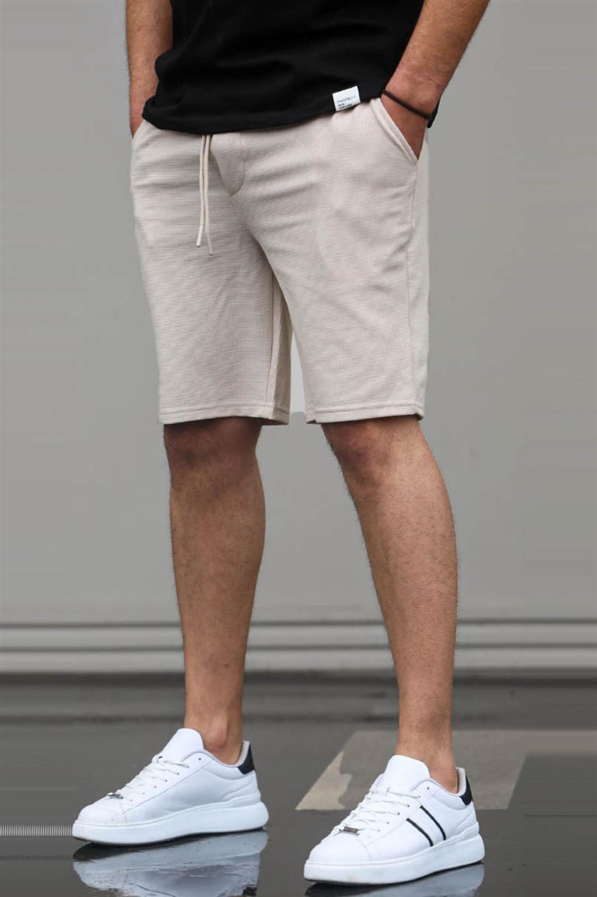 Bej Basic Erkek Şort 5438