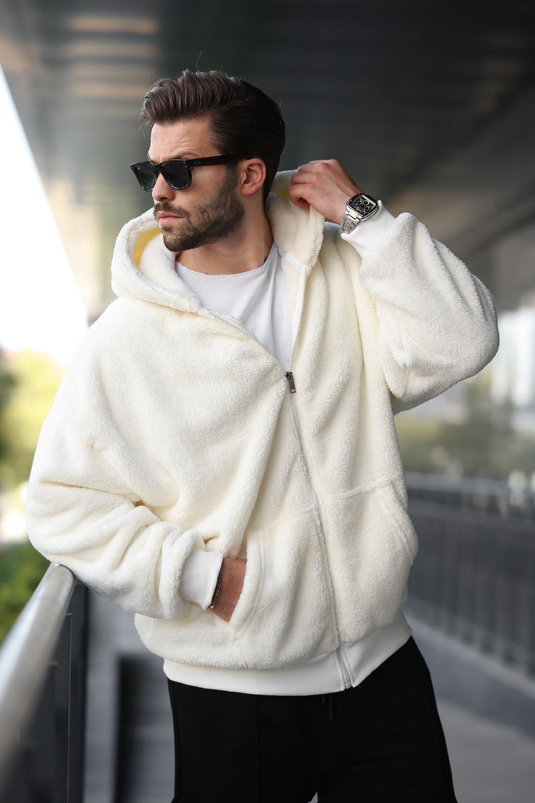 Erkek Kapüşonlu Sweatshirt 
