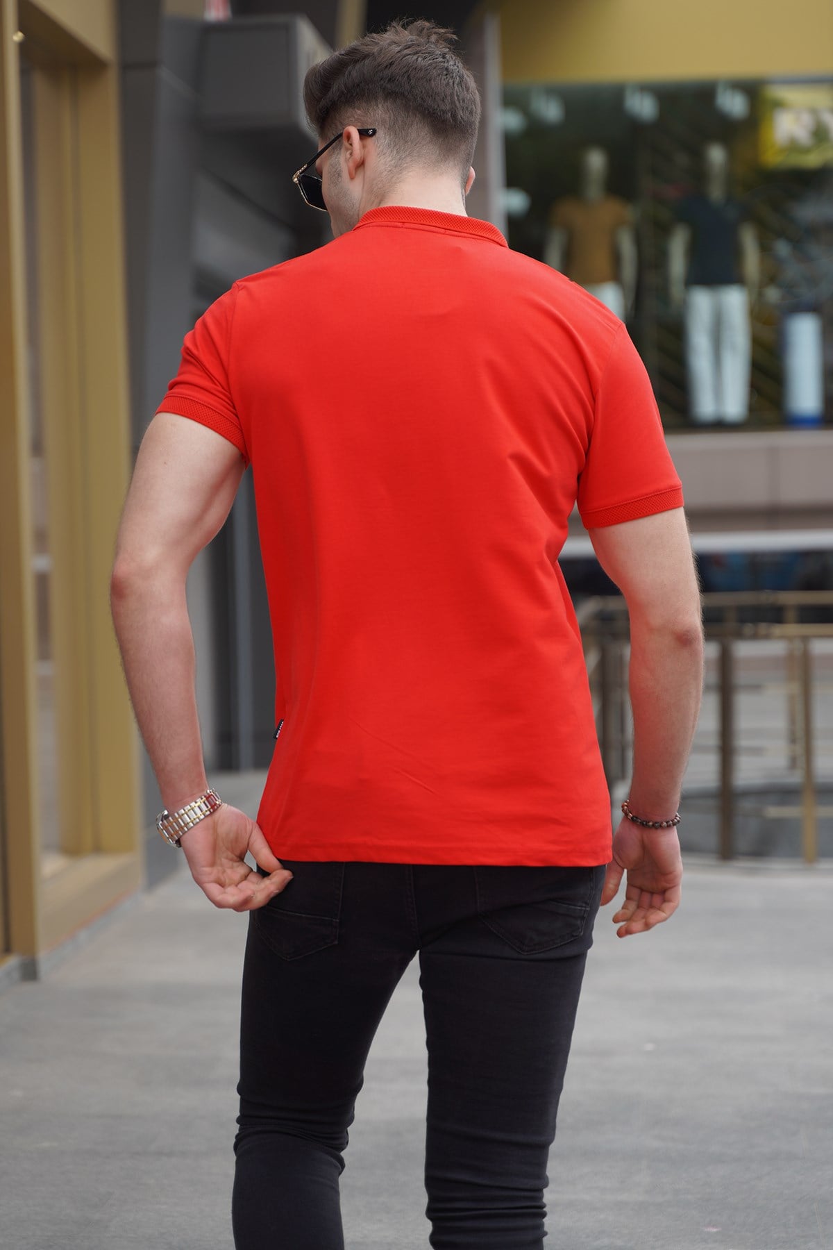 Erkek Polo Yaka KırmızıTişört 5822
