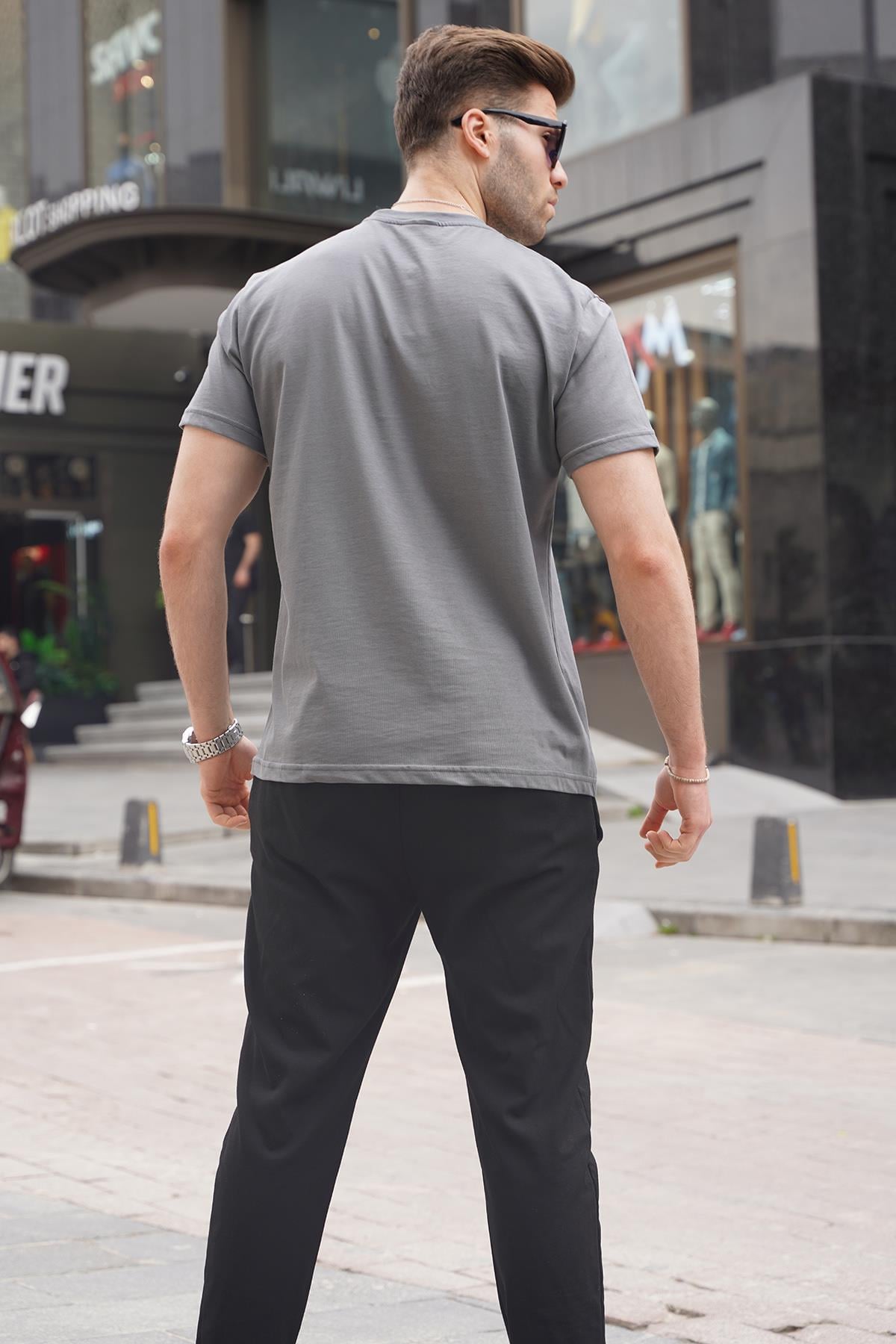 Füme Regular Fit Basic Erkek Tişört 6131