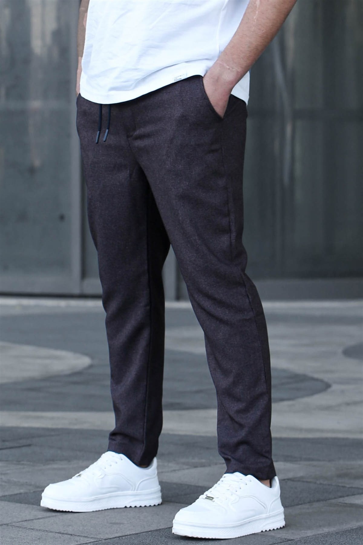 Brown Regular Fit Jogger Trousers 5481