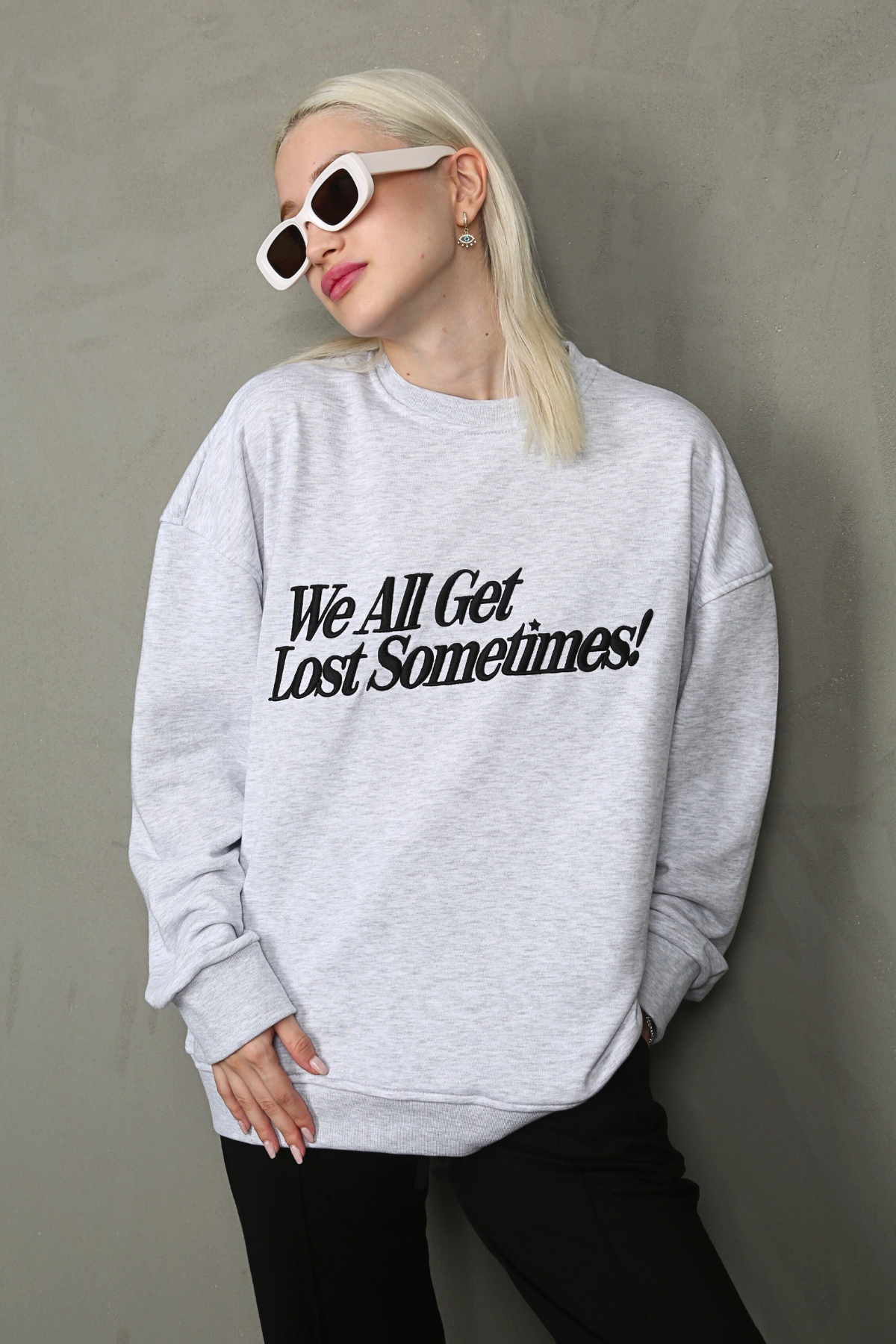 Karmelanj Baskılı Sweatshirt MG1901