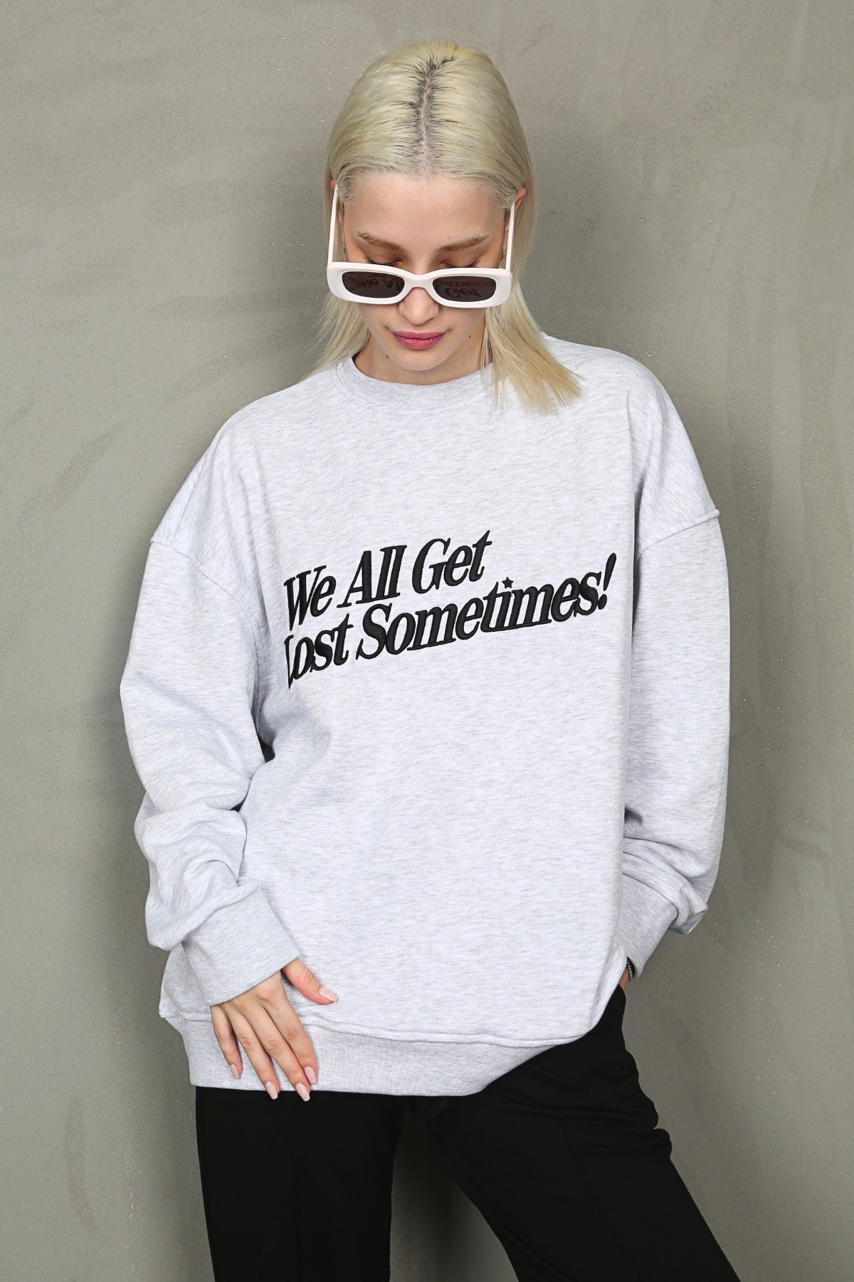Karmelanj Baskılı Sweatshirt MG1901