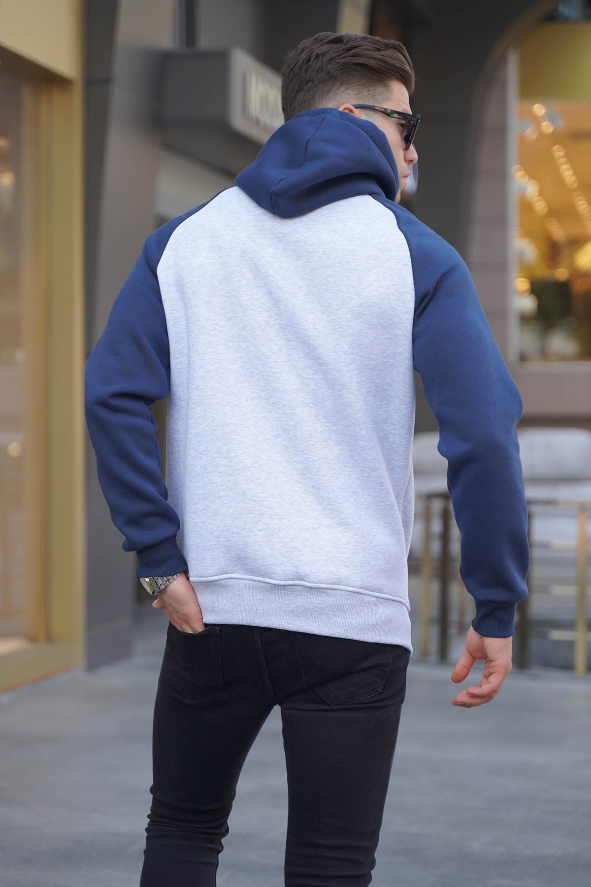 Karmelanj Nakışlı Kapüşonlu Sweatshirt 6011
