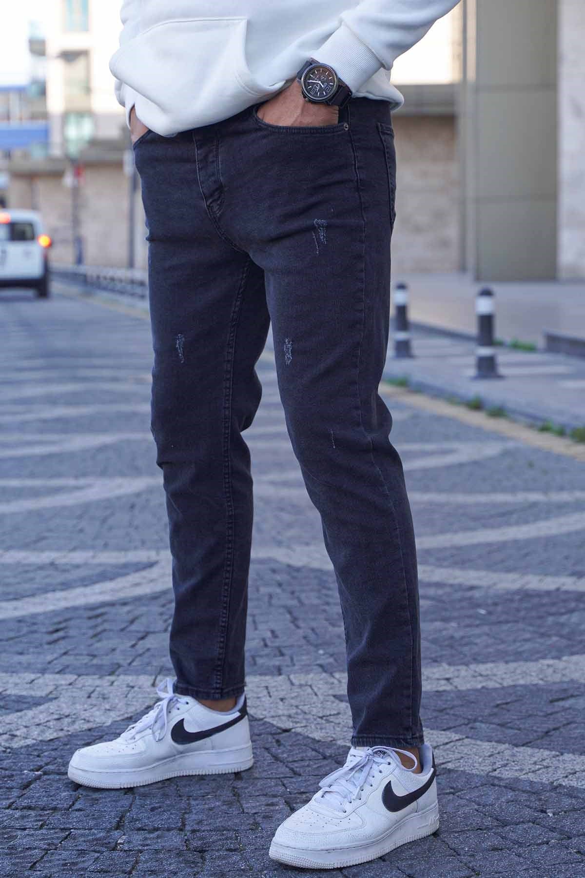 Koyu Füme Skinny Fit Jean T6315