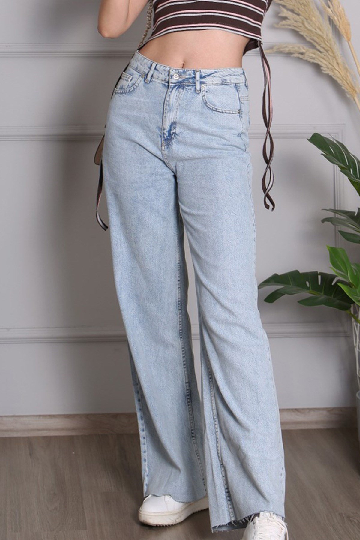 Mad Girls Açık  Mavi Jean Mg1037