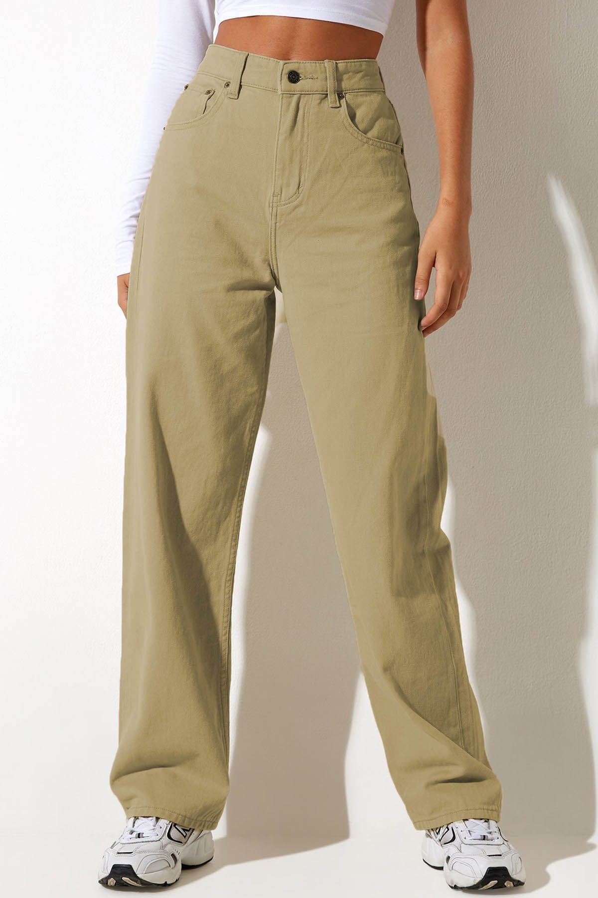 Mad Girls Bej Palazzo Jean Mg1247