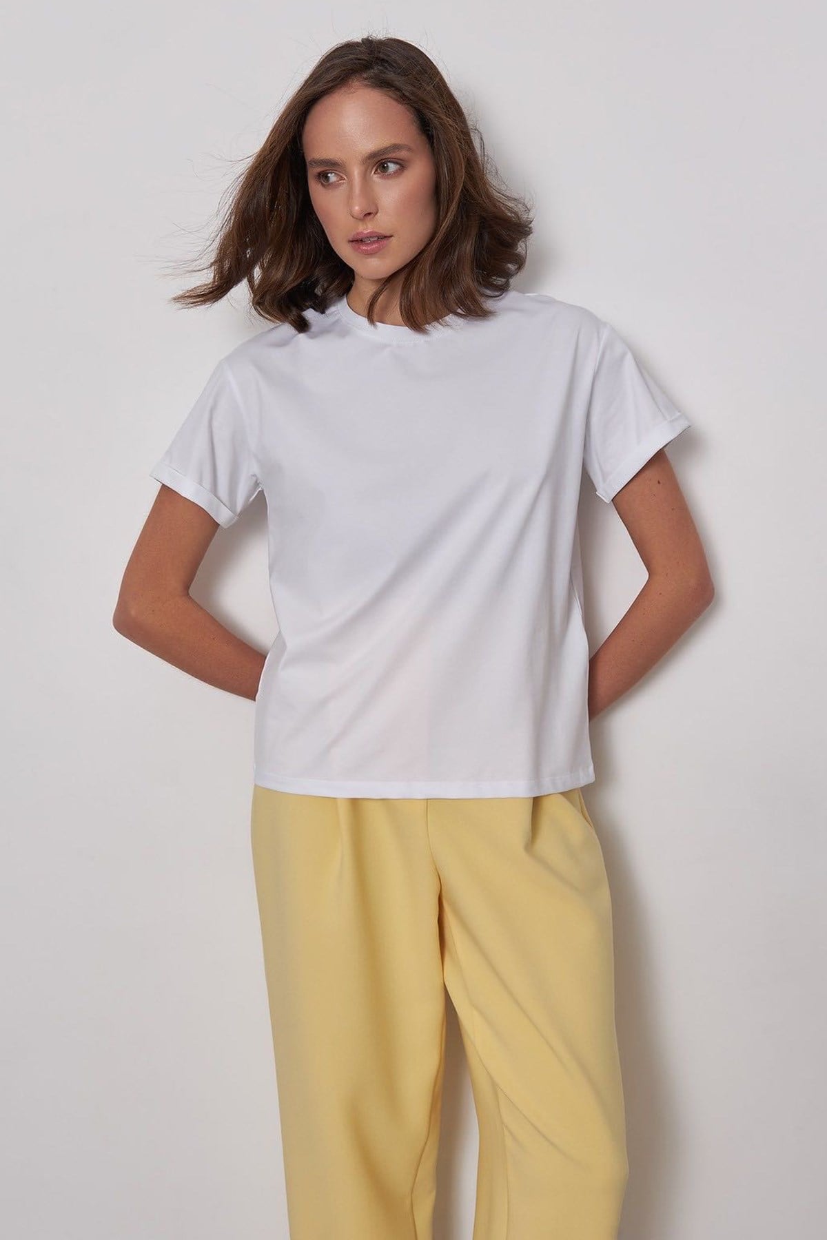 Mad Girls Beyaz Tişört MG1351