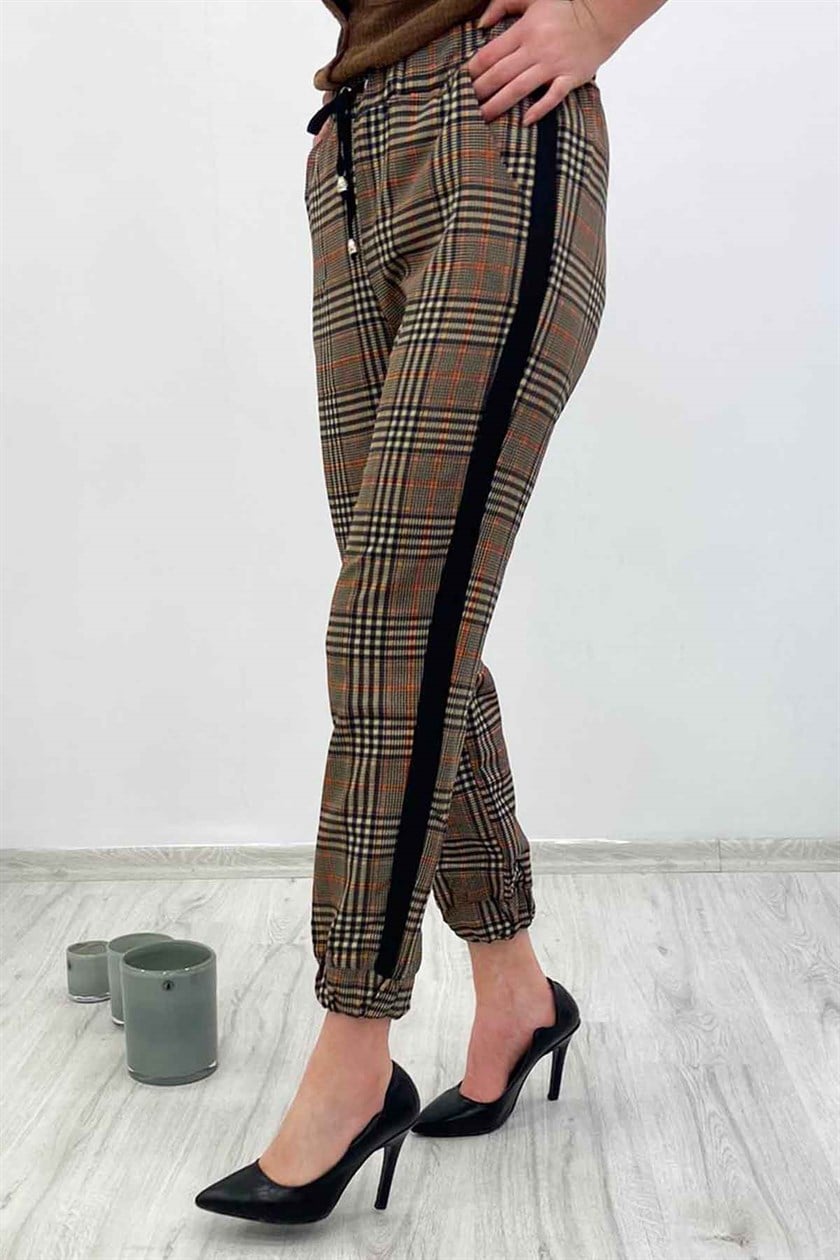 Mad Girls Double Paça Hardal Kadın Pantolon MG227