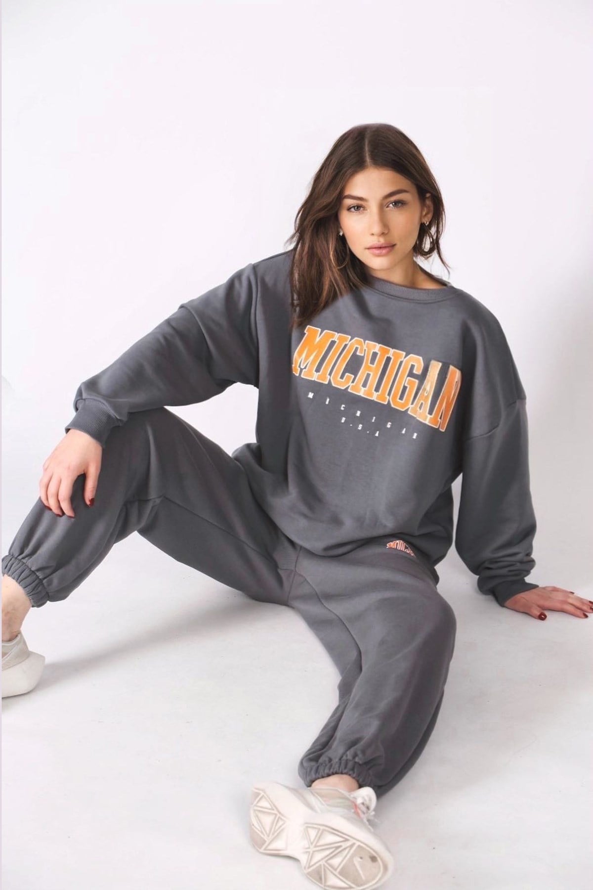 Mad Girls Füme Eşofman Takım MG953