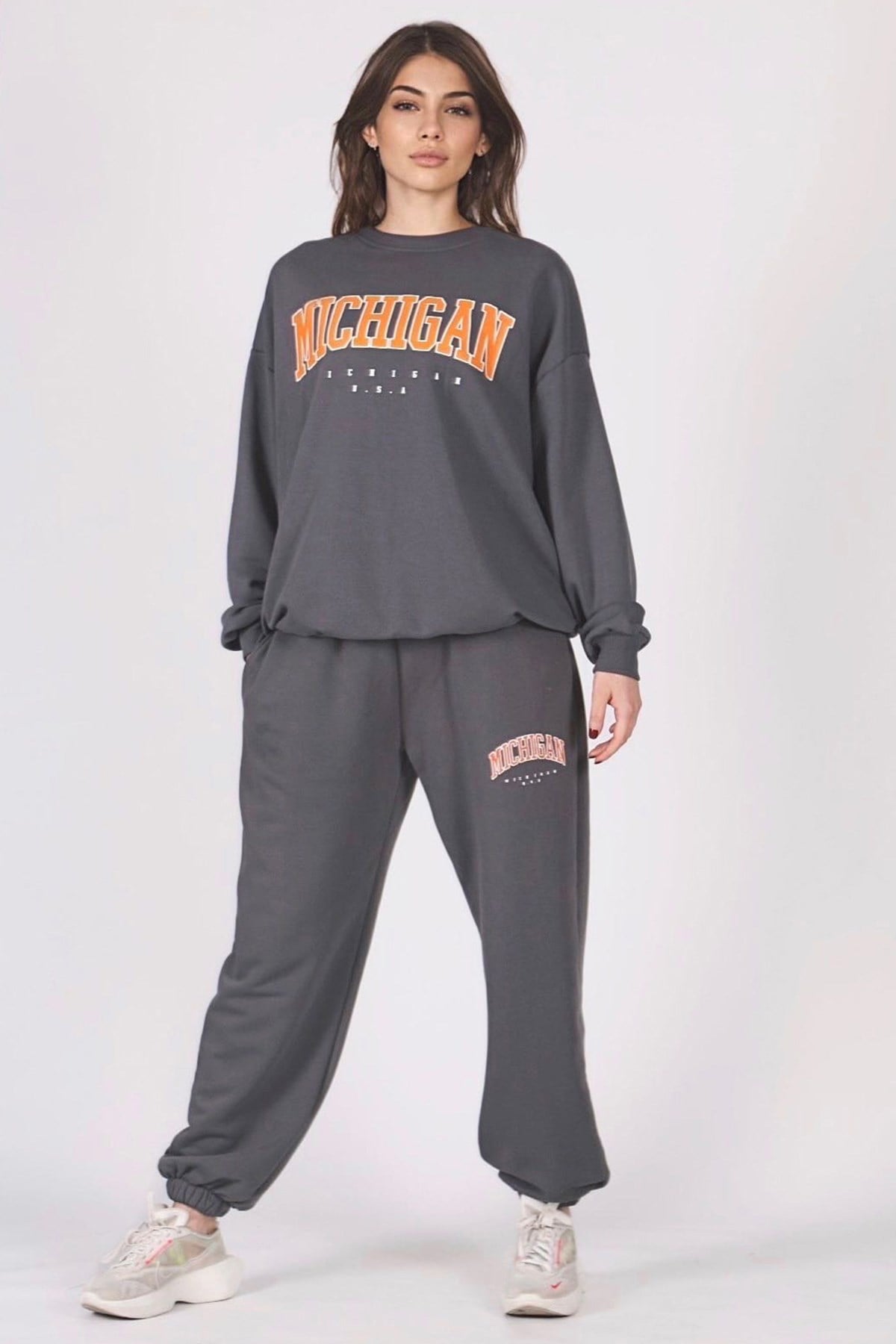 Mad Girls Füme Eşofman Takım MG953