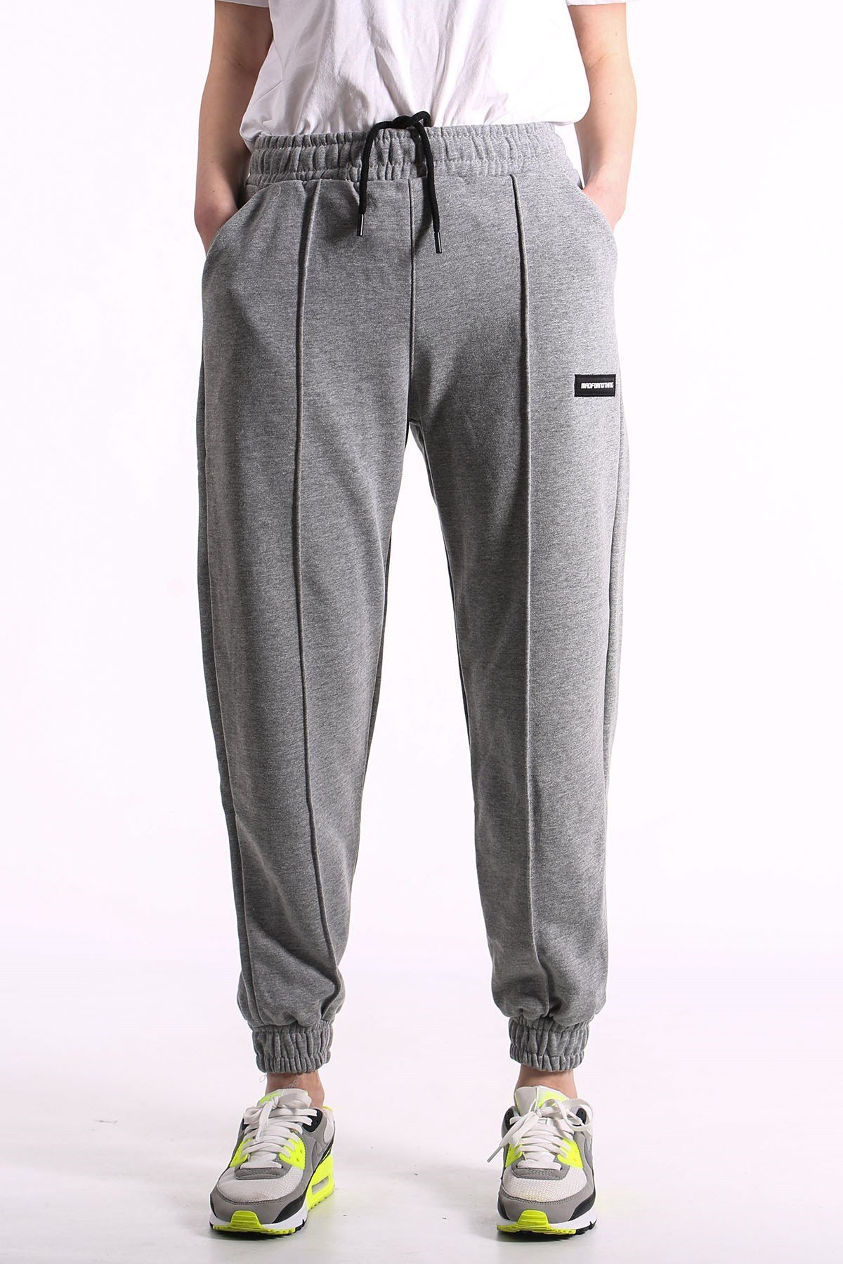 Mad Girls Füme Kadın Jogger Eşofman MG303