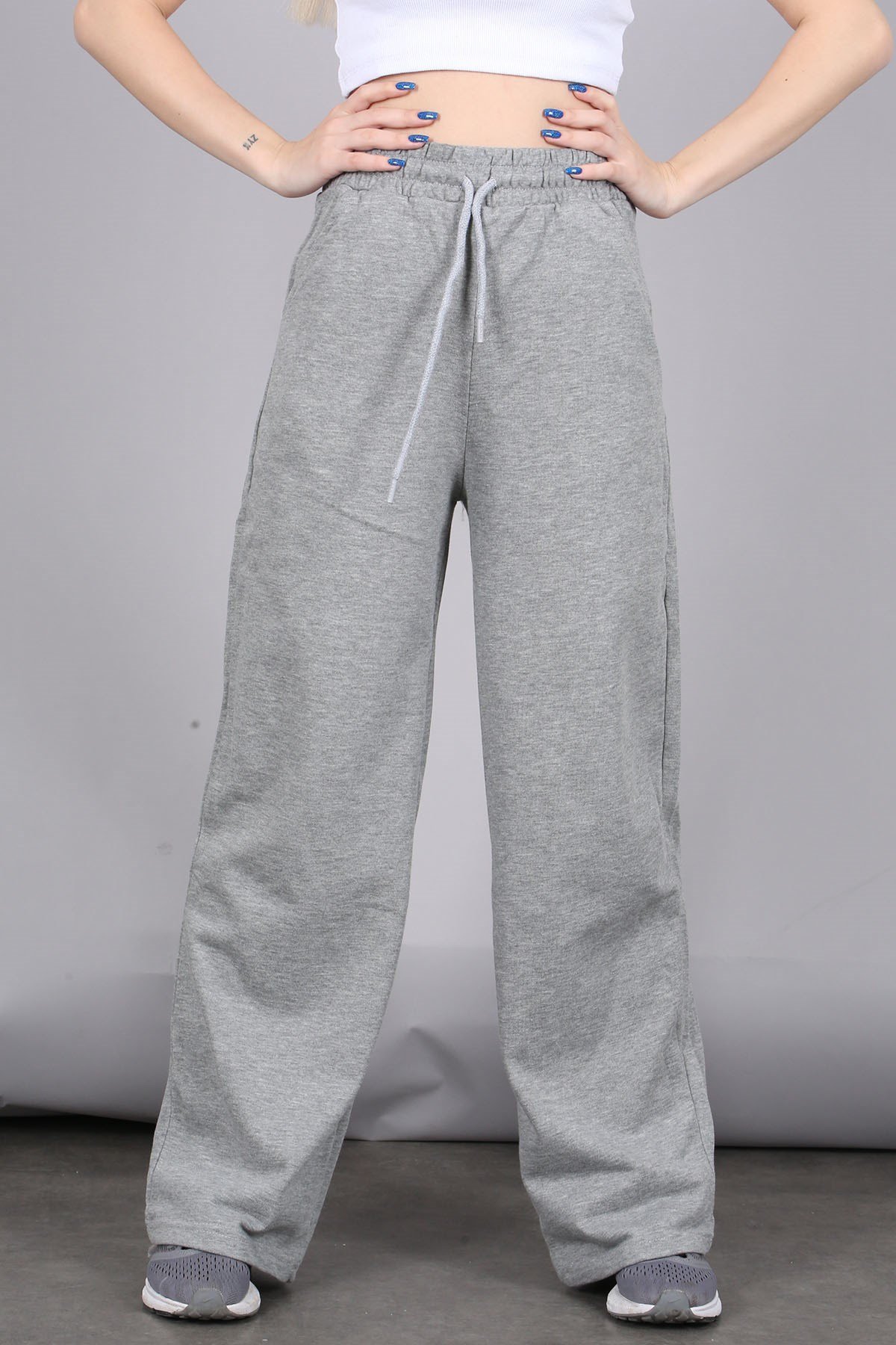 Mad Girls Gray Sweatpants MG832
