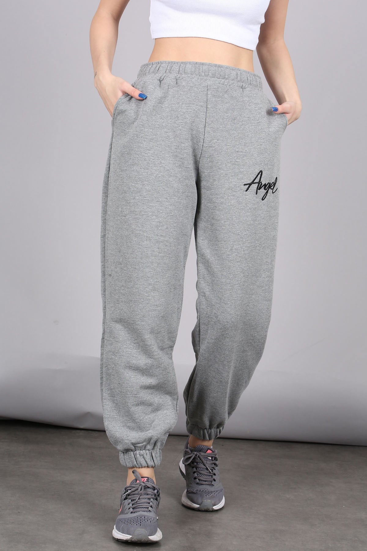 Mad Girls Gri Eşofman MG817