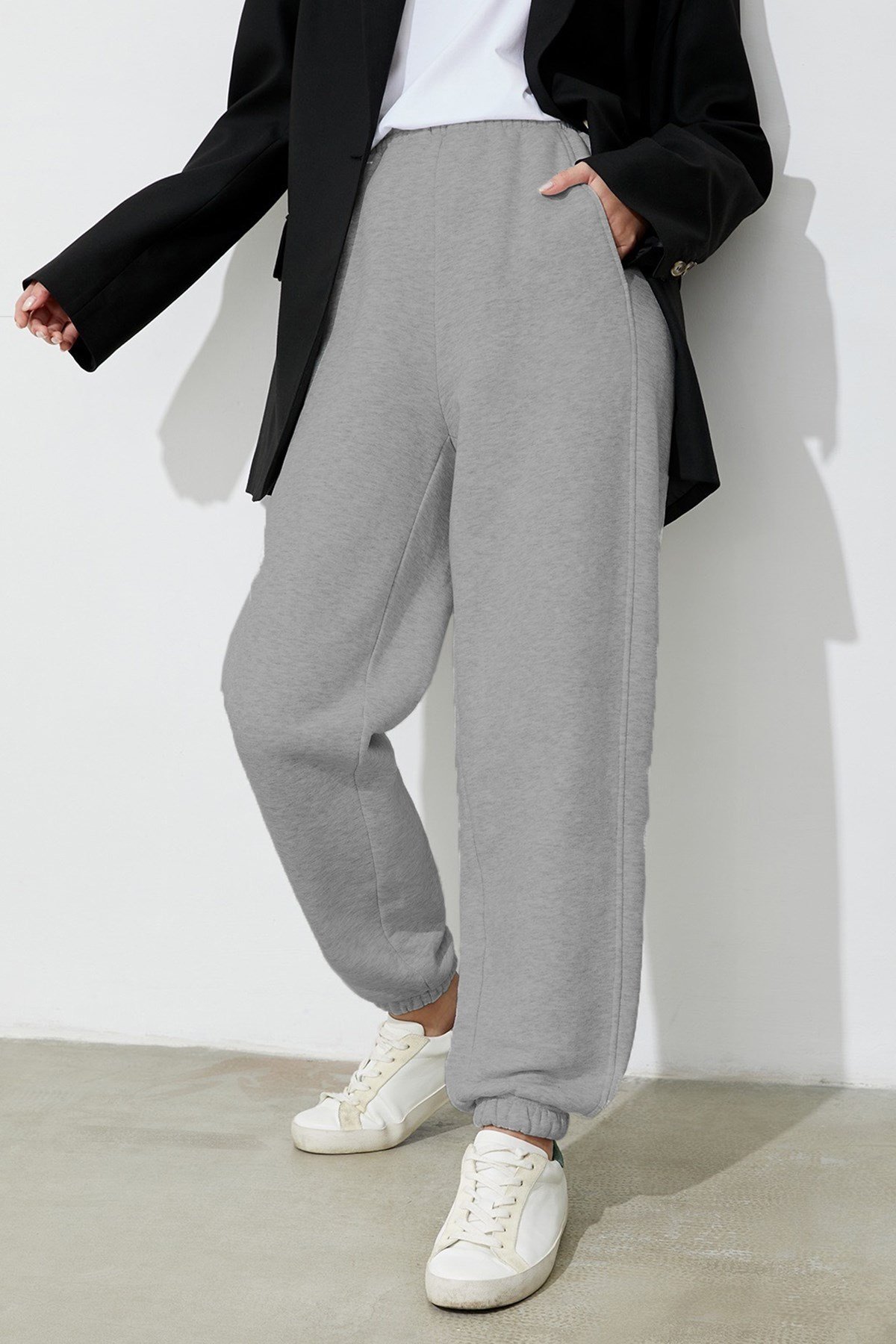 Mad Girls Gri Kadın Eşofman MG1353