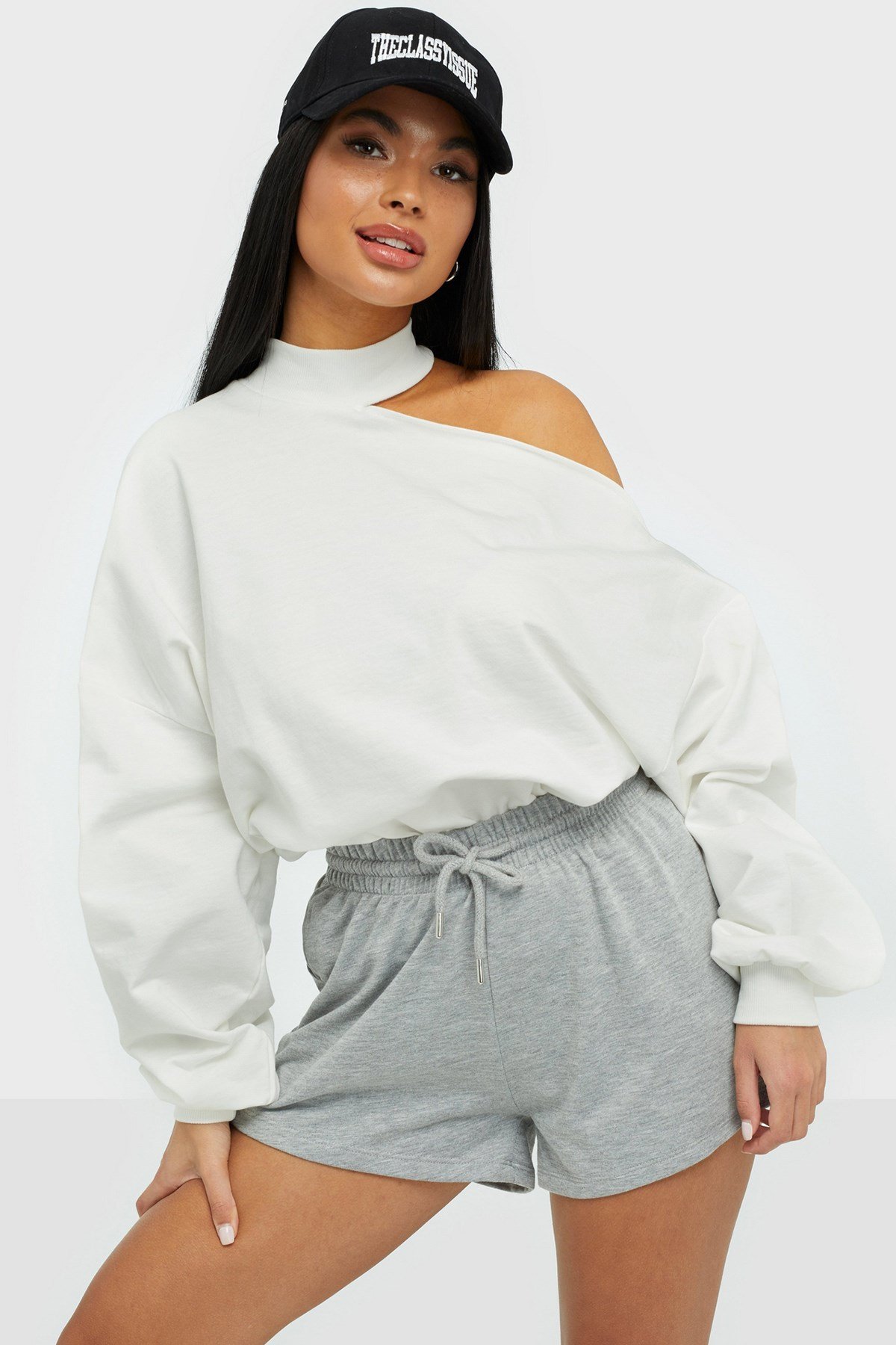 Mad Girls Gri Şort MG1293