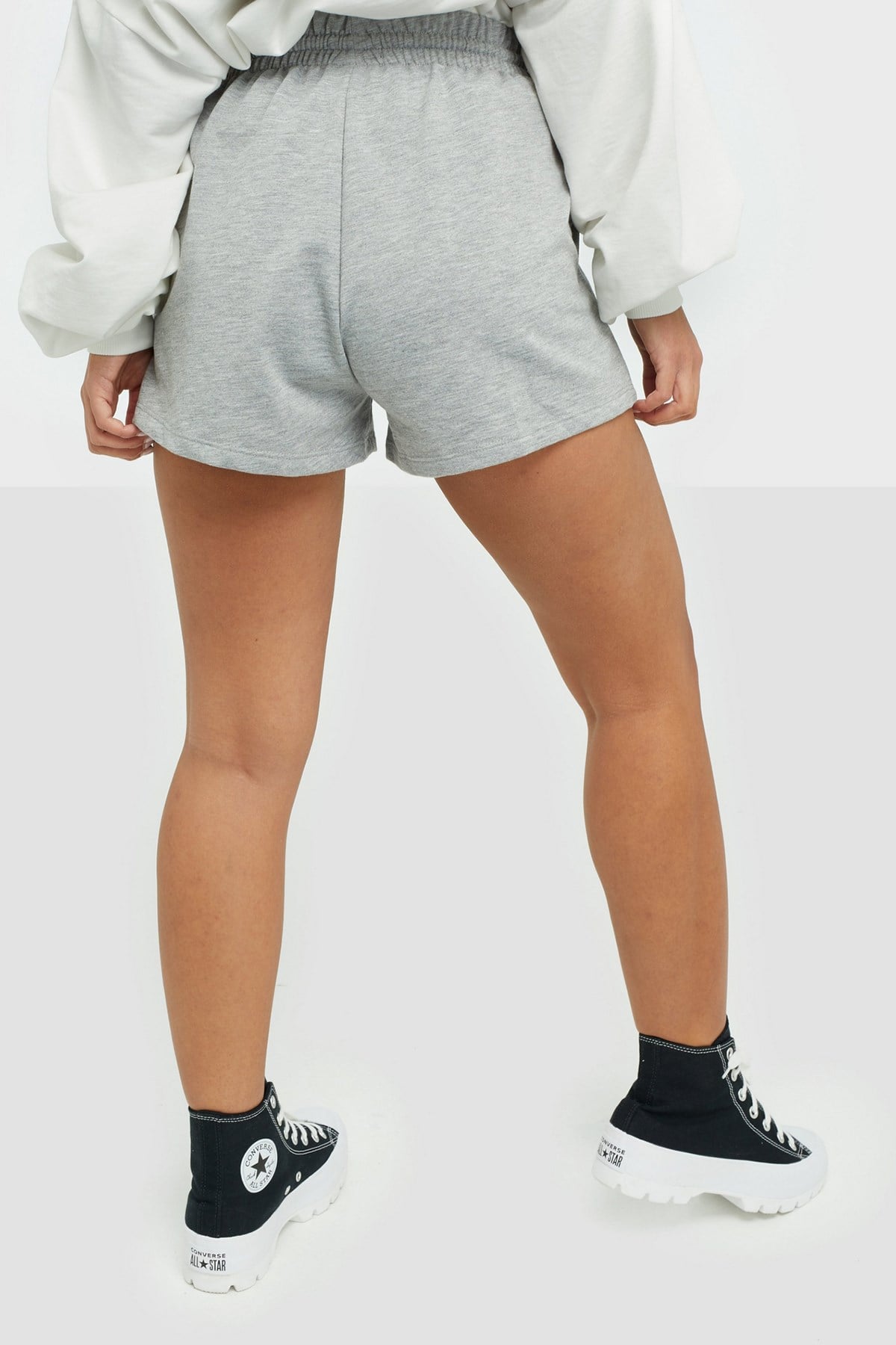 Mad Girls Gri Şort MG1293
