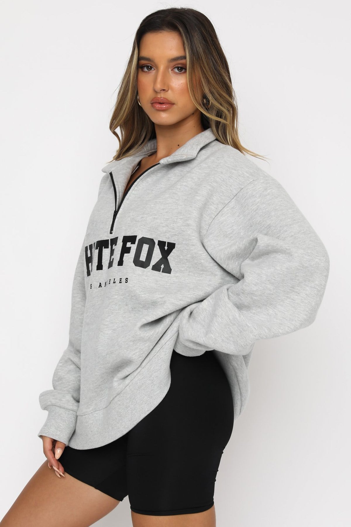 Mad Girls Grimelanj Fermumar Detaylı Sweatshirt Mg1246