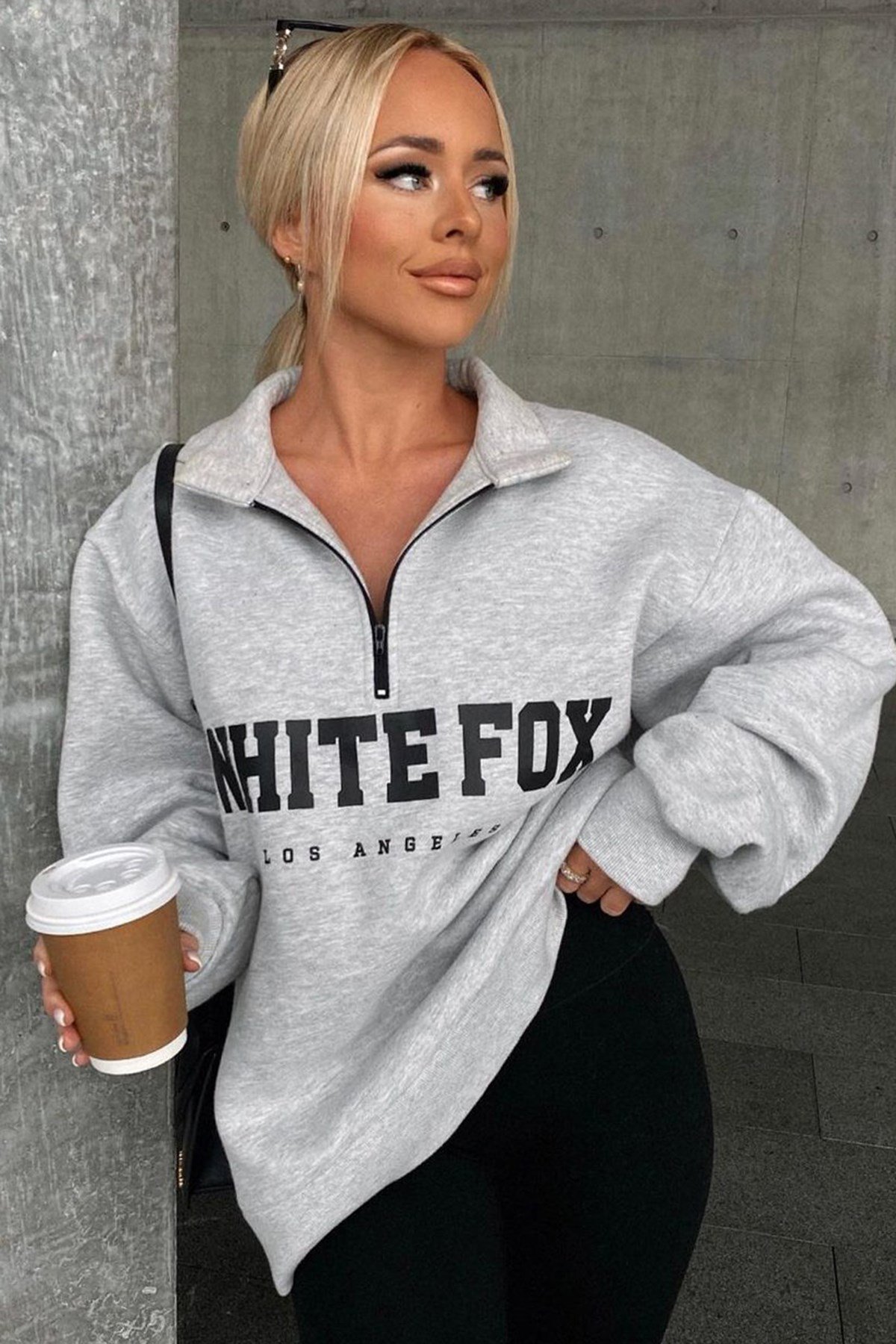 Mad Girls Grimelanj Fermumar Detaylı Sweatshirt Mg1246