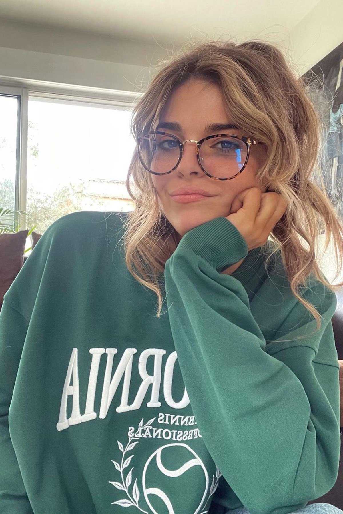 Mad Girls Haki Sweatshirt MG1112