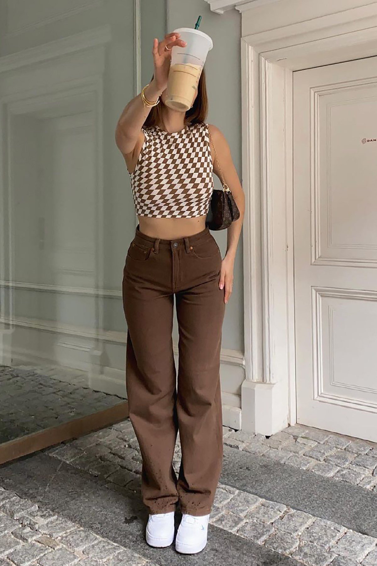 Mad Girls Kahverengi Palazzo Jean Mg1247