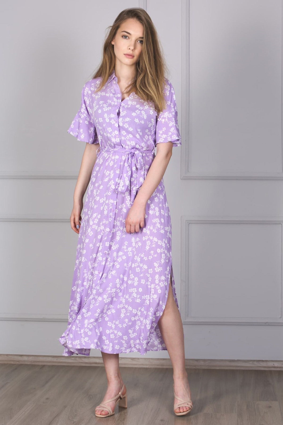 Mad Girls Lila Askılı Elbise MG1175