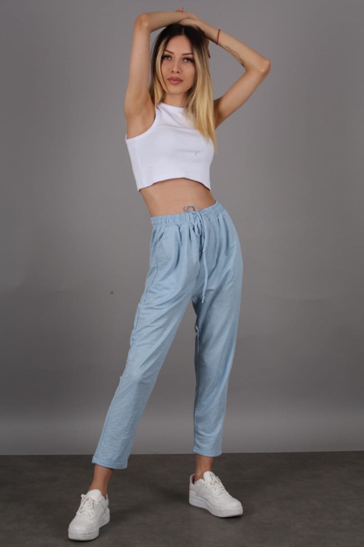 Mad Girls Blue Trousers Mg1098
