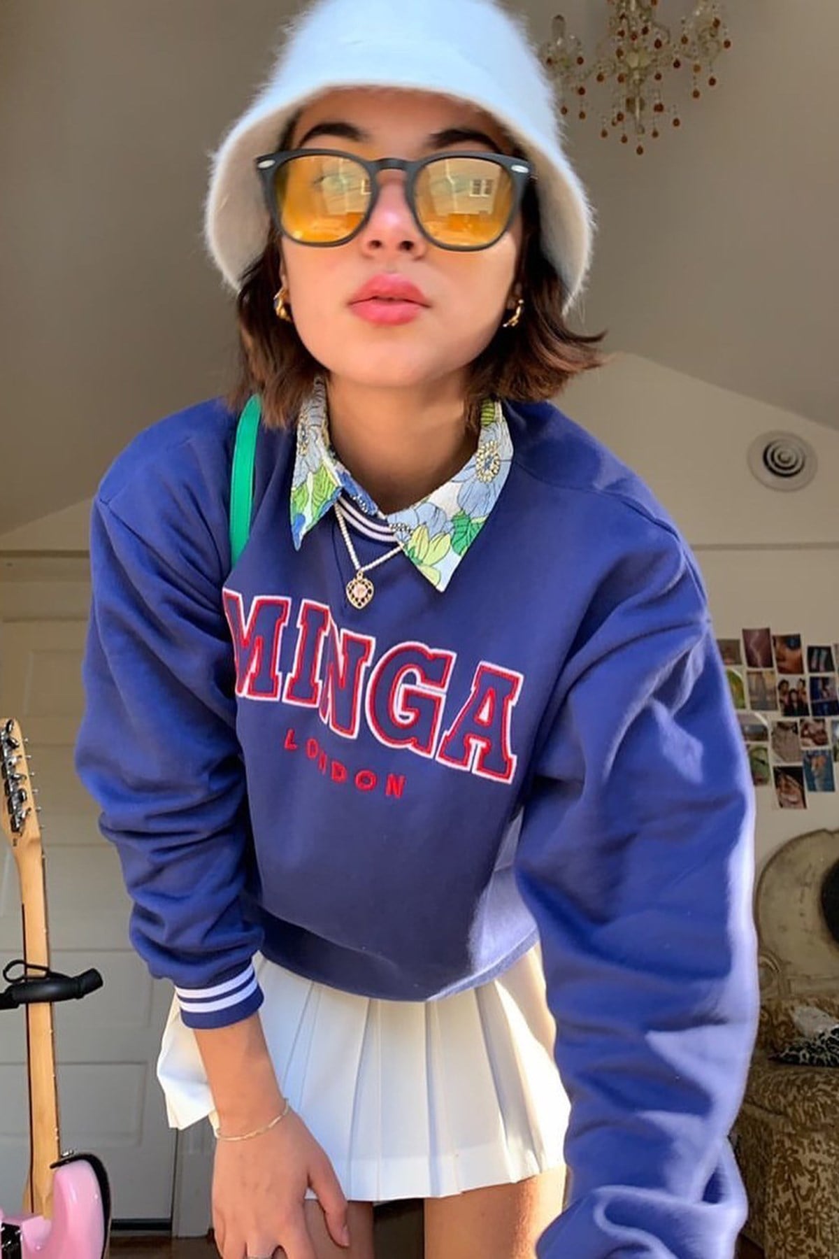 Mad Girls Blue Sweatshirt MG1184