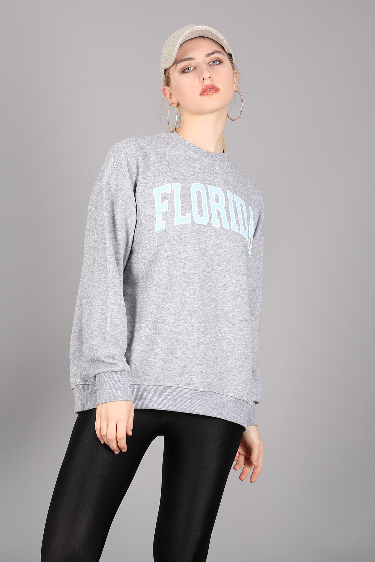 Mad Girls Blue Sweatshirt MG1203