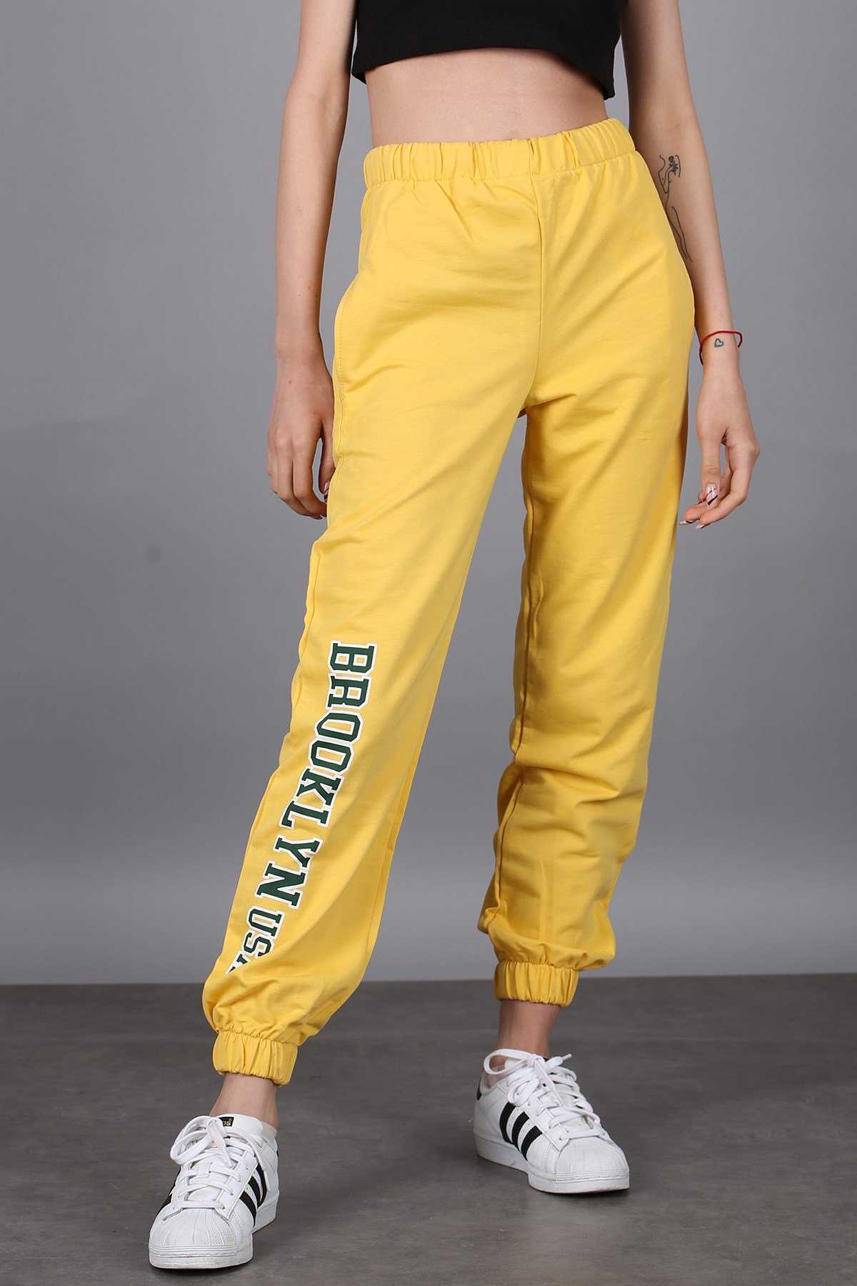 Mad Girls Yellow Sweatpants MG1102