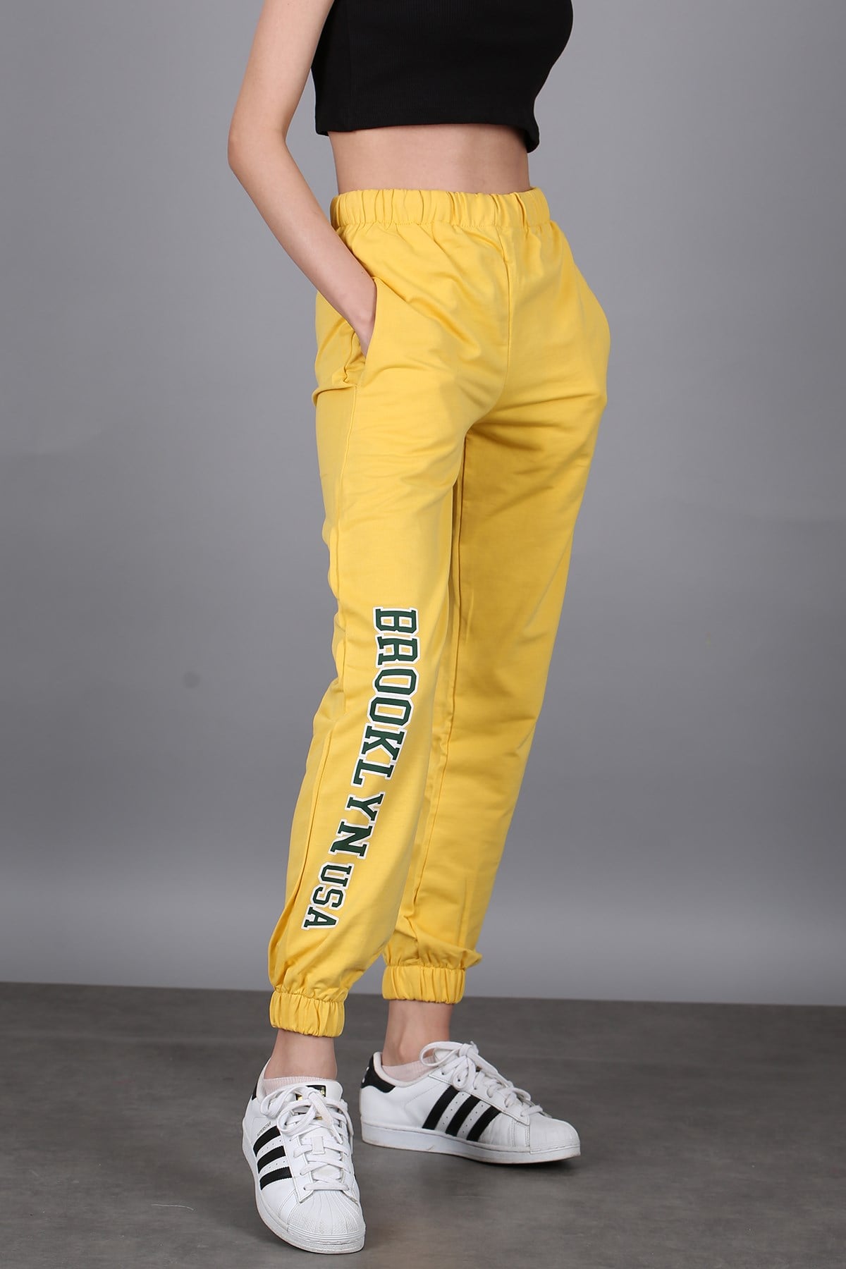 Mad Girls Yellow Sweatpants MG1102
