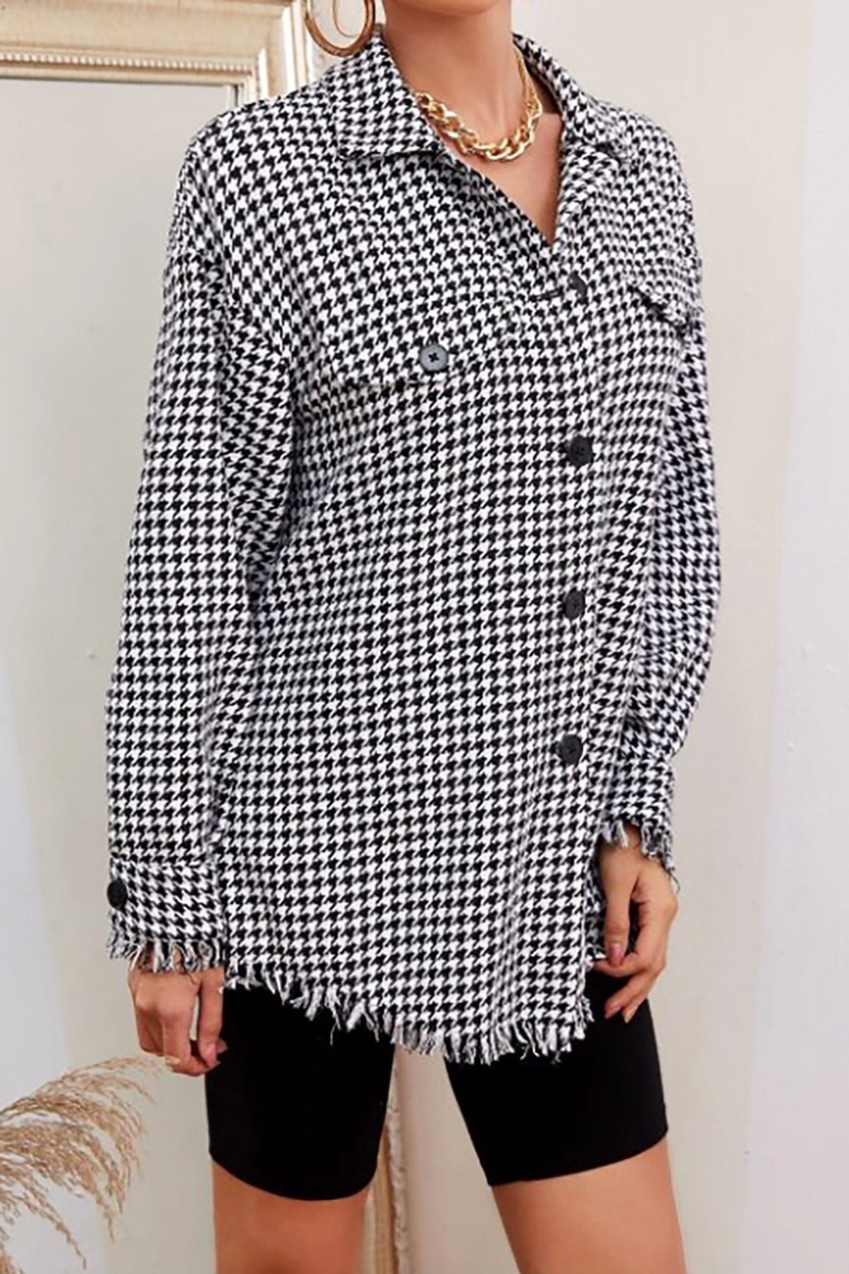 Mad Girls Black Women Lumberjack Shirt MG798