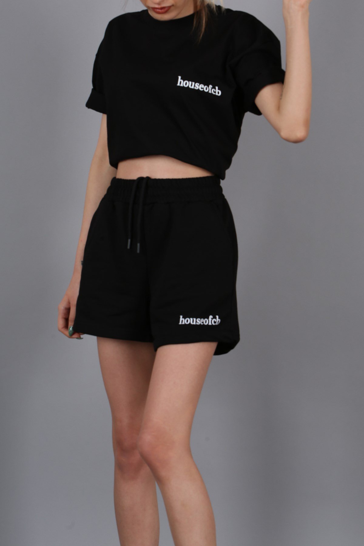 Mad Girls Black Shorts Outfit MG1410