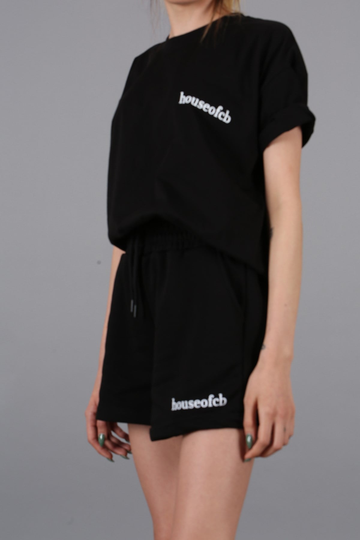 Mad Girls Black Shorts Outfit MG1410