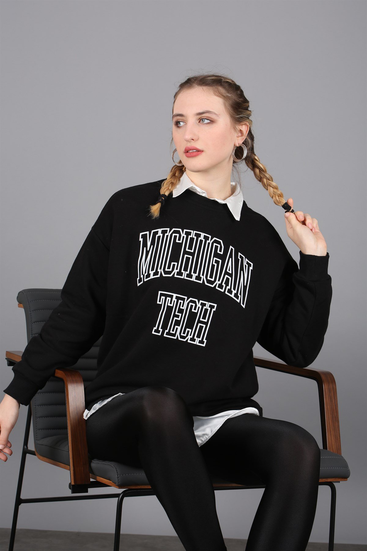 Mad Girls Anthracite Sweatshirt MG922