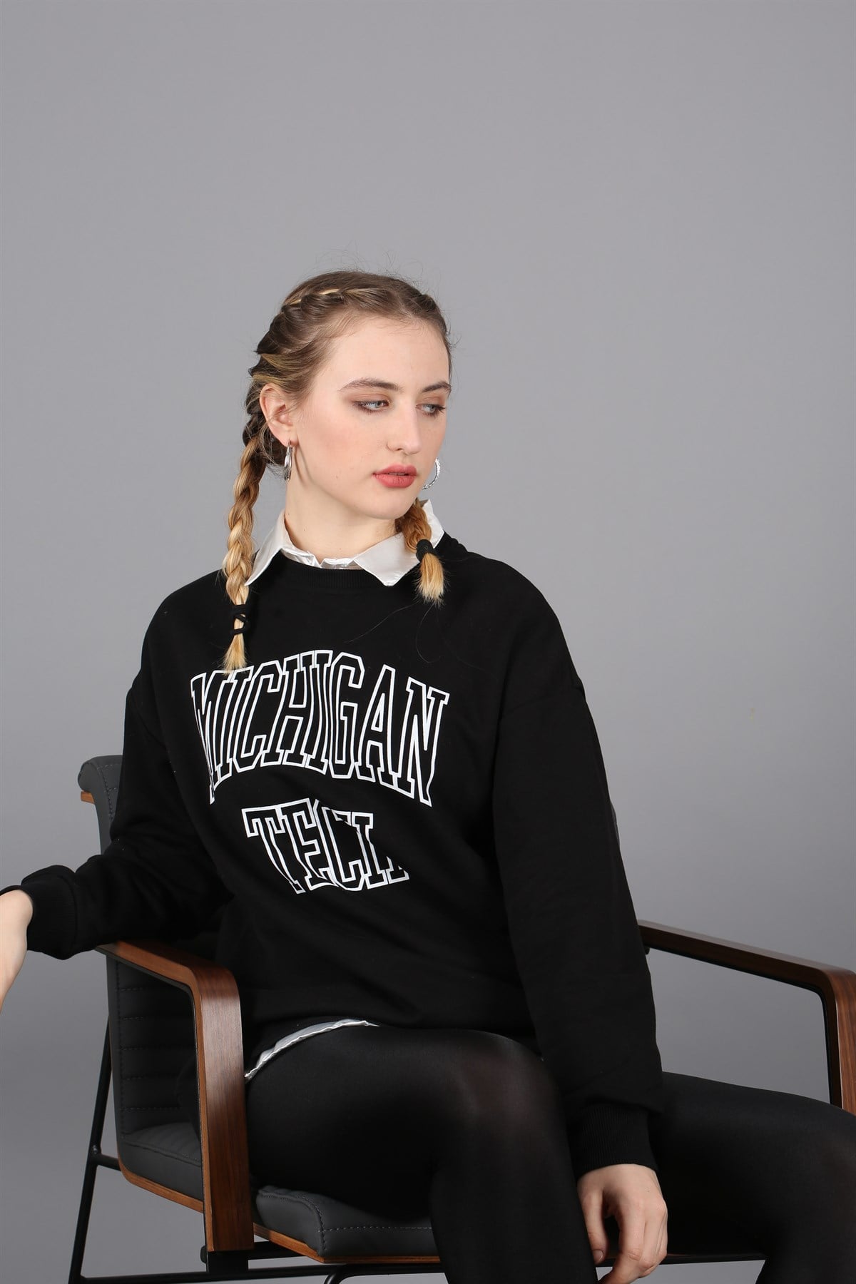 Mad Girls Anthracite Sweatshirt MG922