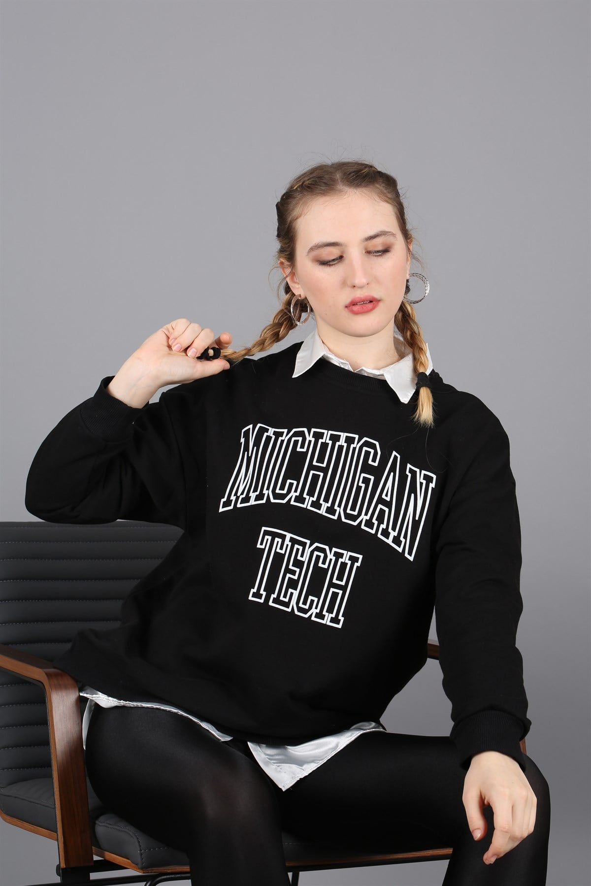 Mad Girls Anthracite Sweatshirt MG922