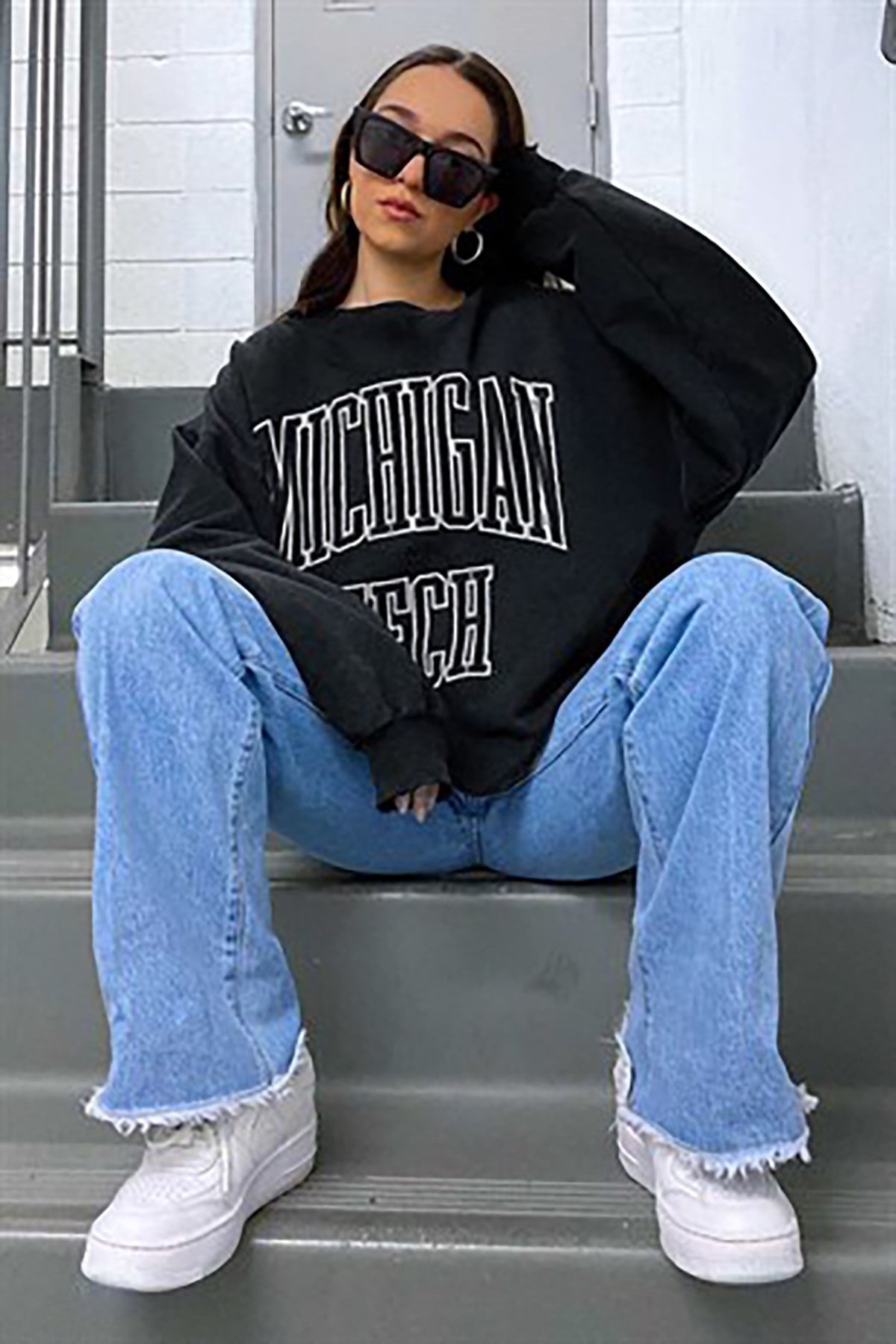 Mad Girls Antracide Women Sweatshirt MG922